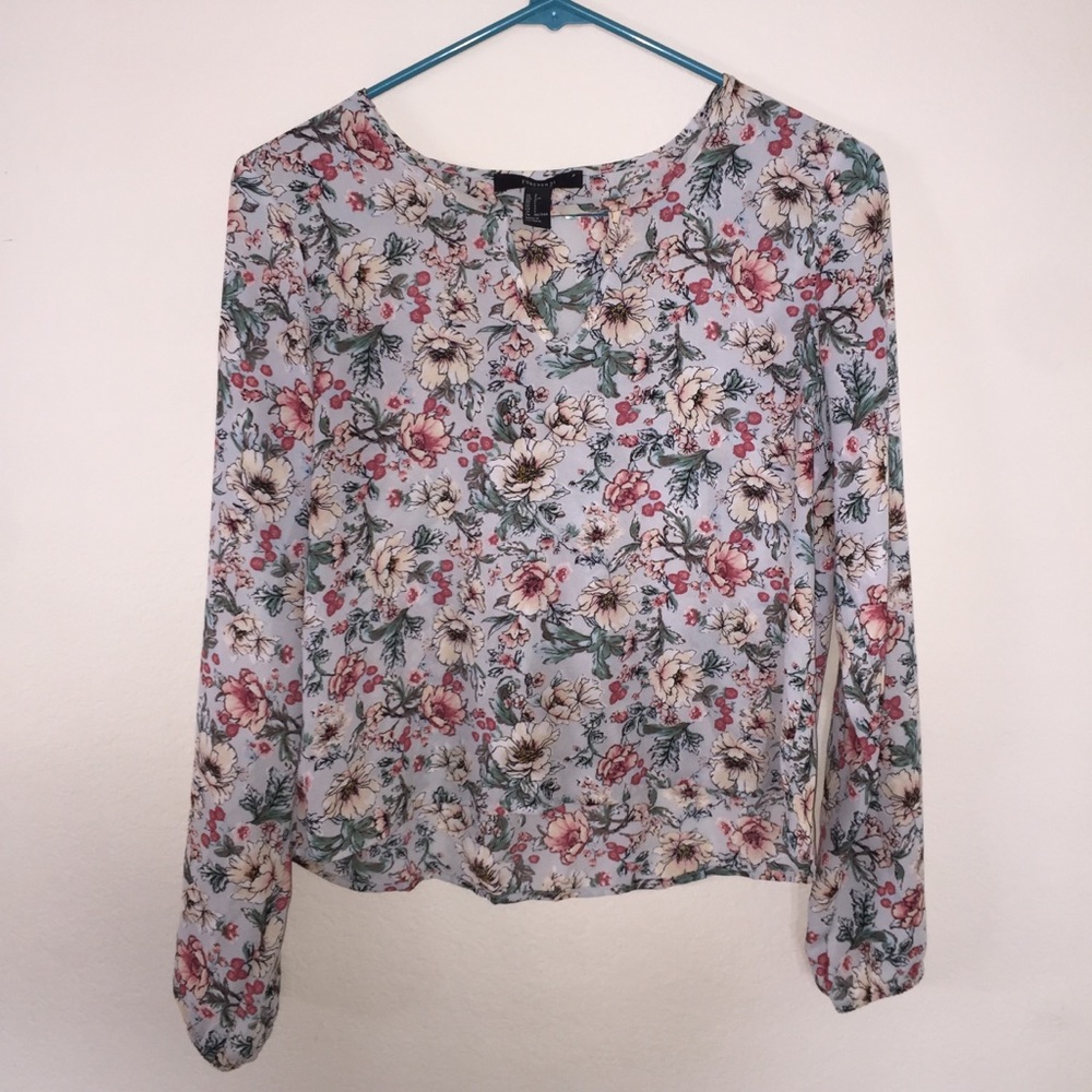 floral blouse